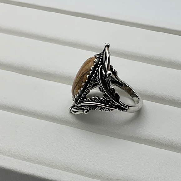 American West Picture Jasper Ring - Picture 6 of 10